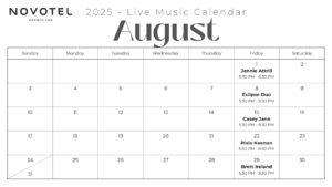 august live music