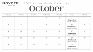 October Live Music Roster